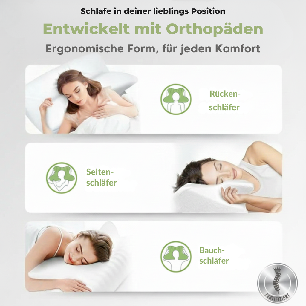 Evitalo SpineRelax | Das Kissen für erholsamen Schlaf
